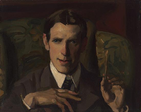 Hugh Ramsay Self-portrait, bust showing hands